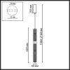 Светильник подвесной Odeon Light Collier (Цоллиер) 5455/18L