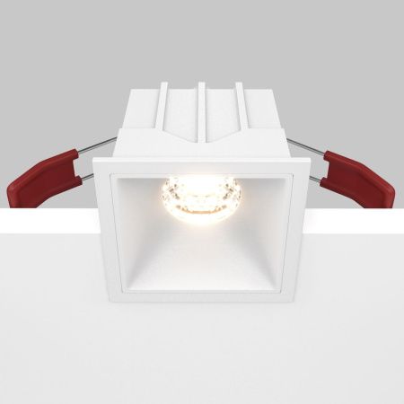 Светильник встраиваемый Maytoni Technical Alfa LED DL043-01-10W3K-D-SQ-W
