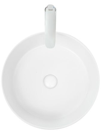 Раковина из сантехнического фаянса WeltWasser WW SK 10000004565 50 см накладная цвет белый 1 отверстие под смеситель