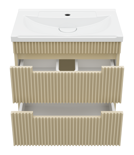 Тумба под раковину Brevita Ariana ARI-01060-03062Я 59х39х51 подвесная - фото 3