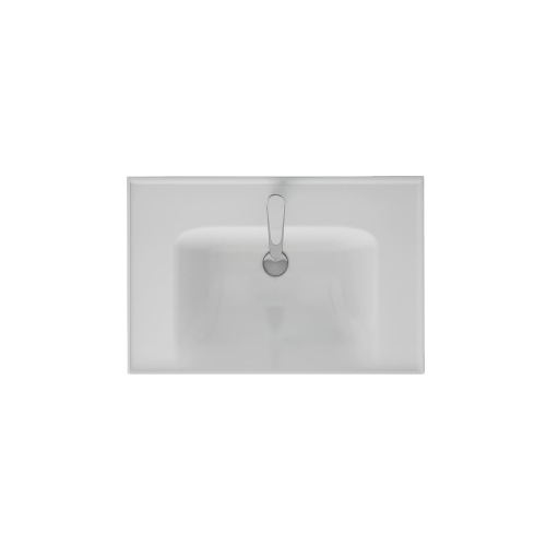 Раковина керамическая Dreja Grace 641600 71х47 подвесная цвет белый 1 отверстие под смеситель - фото 3