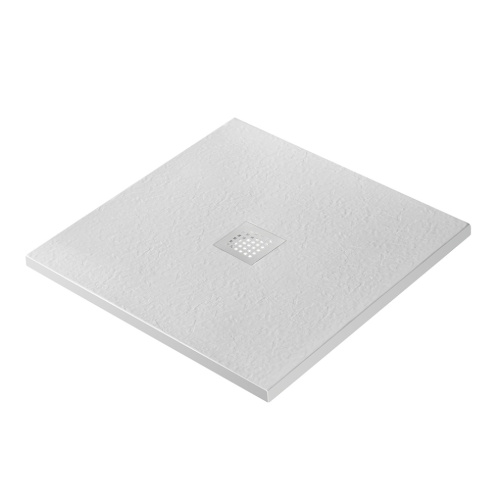 Душевой поддон BelBagno UNO TRAY-MR-UNO-A-90-35-W-BO 90х90 искусственный мрамор белый - фото 2
