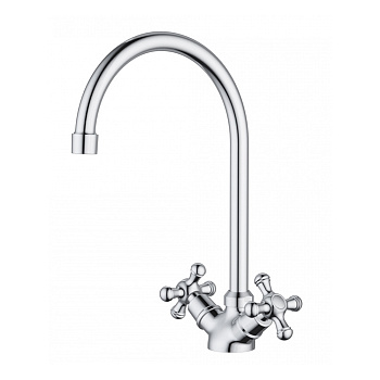 Смеситель для кухни Damixa Retro 230000000 на раковину хром без термостата