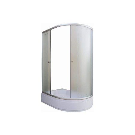 Душевой уголок Parly ZFM1201L 120х80 стекло матовое профиль хром с поддоном