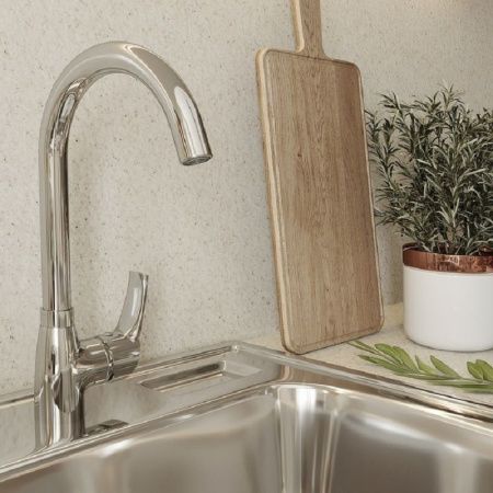 Смеситель для кухни Milardo Meal M07SB0JM05 на мойку хром