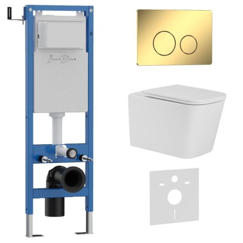 Комплект унитаз с инталляцией и клавишей смыва Iberica Blanca TOLEDO ALTO IB.001M.TLA.234.816 - фото 2