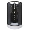 Душевая кабина Niagara Classic 65011434BKTG 90х90 четверть круга без крыши ориентация универсальная
