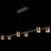 Люстра подвесная Natali Kovaltseva Loft Led (Лофт Лед) LED LAMPS 81129/6C BRASS BLACK