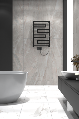 Полотенцесушитель Indigo Flavio DGFS80-50BRRt 53х80 электрический черный муар