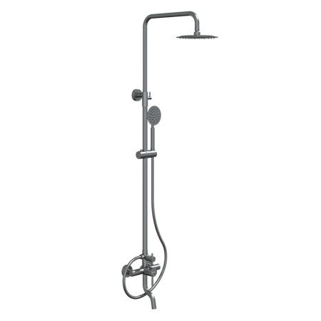 Душевая стойка Knotlor SS-06 настенная цвет серый