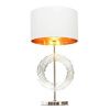 Настольная лампа Lumina Deco Fabi (Фаби) LDT 5531 CHR+WT