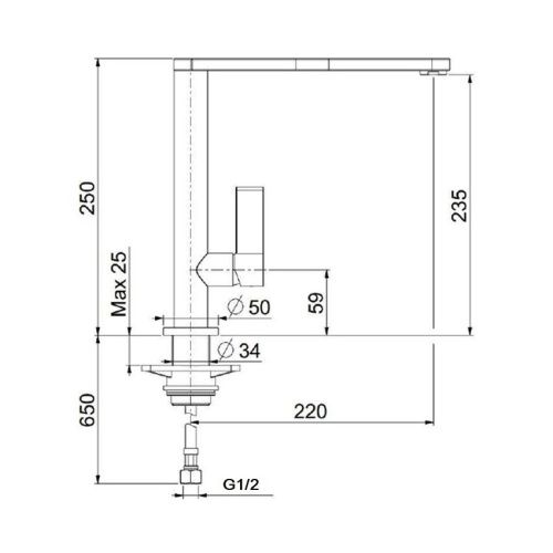 Смеситель для кухни Webert EN920302560 на мойку черный - фото 3