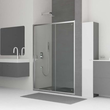 Душевая дверь RGW Classic (Класcик) 32091410-11 100х185 стекло прозрачное профиль хром