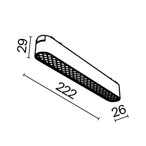 Светильник трековый Maytoni Technical Basis Grid TR084-1-12W4K-W - фото 2