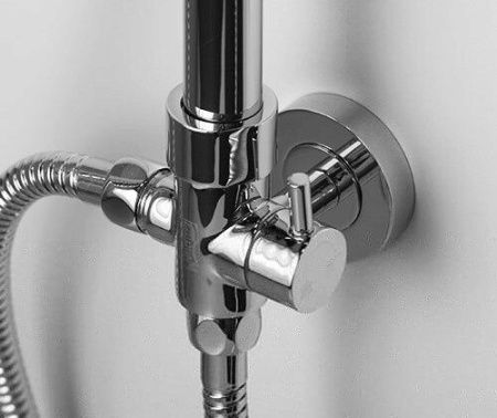 Душевая стойка Wasserkraft A016 настенная цвет хром