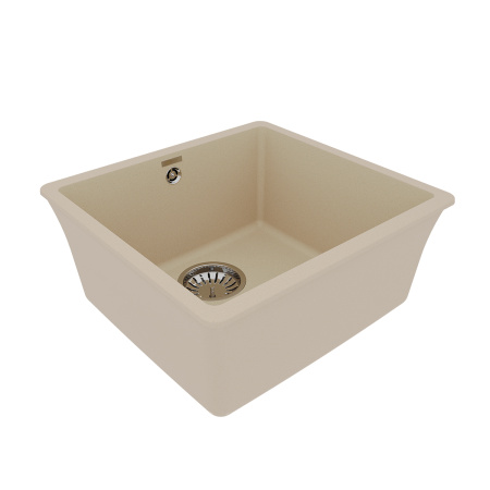 Кухонная мойка LeMark Sinara 440-u 9910068 44х42 цвет бежевый поверхность матовая