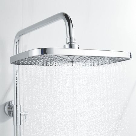 Душевая стойка Shevanik S6236 настенная цвет хром
