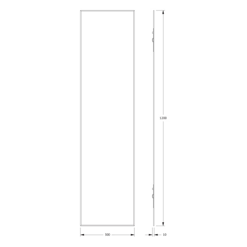 Зеркало в ванную Evoform Standard BY 237 30х120 - фото 2