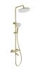 Душевая стойка Wonzon & Woghand Capsule WW-B3031-A2-BG настенная цвет золото с термостатом
