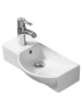 Раковина из сантехнического фаянса WeltWasser WW SK 10000008692 50х20 подвесная цвет белый 1 отверстие под смеситель