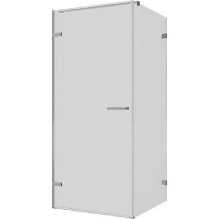 Душевой уголок Ambassador Abner 10011102L 100х100 стекло прозрачное профиль хром без поддона