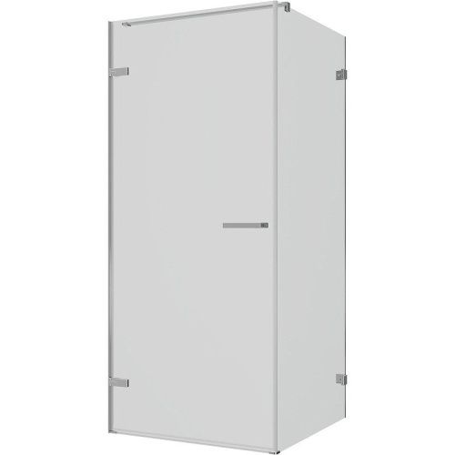 Душевой уголок Ambassador Abner 10011102L 100х100 стекло прозрачное профиль хром без поддона - фото 2