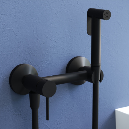 Гигиенический душ со смесителем RGW Shower Panels (Шоувер панелс) 581408215-04 черный