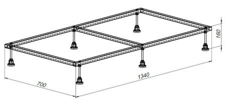 Каркас для поддона Allen Brau 8.00005