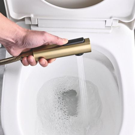 Гигиенический душ со смесителем Shevanik S6105G-1 золото