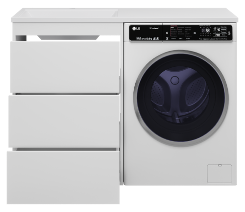 Тумба под раковину Brevita Grafit GRA-01060-023Я 59х46х86 - фото 3