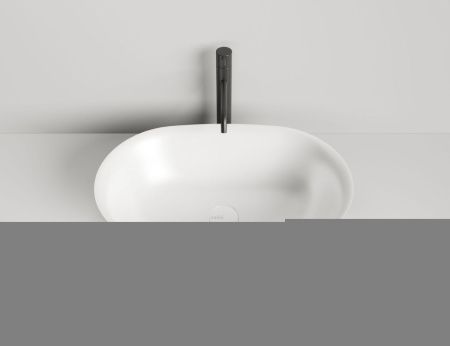Раковина из искусственного камня S-Sense Salini MONA 110811G 60х40 накладная цвет белый без отверстий под смеситель