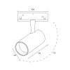 Трековый магнитный светильник Hesby Lighting ElDeko (ЕлДеко) HSBL_0077