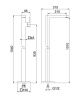 Смеситель Webert Pegaso PE832101015 напольный хром