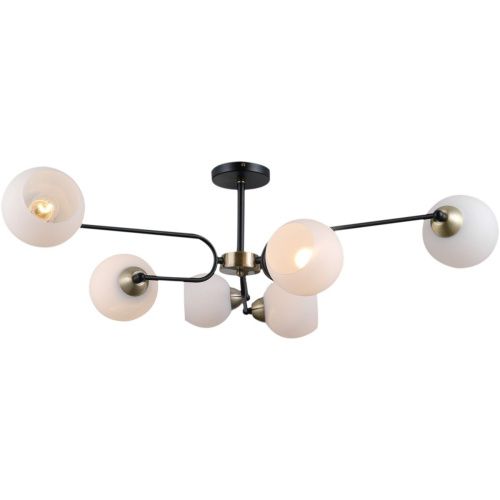 Люстра на штанге Illumico IL0249 IL0249-6CSQ-79 BK AB - фото 3