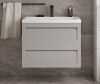 Тумба под раковину Art&Max PLATINO AM-Platino-580-2C-SO-GCM 60х50 подвесная цвет серый