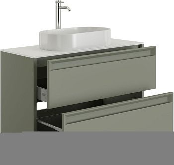 Тумба под раковину Allen Brau Fantasy 2.0 1.11001.CGM 2.0 80х50 подвесная цвет зеленый