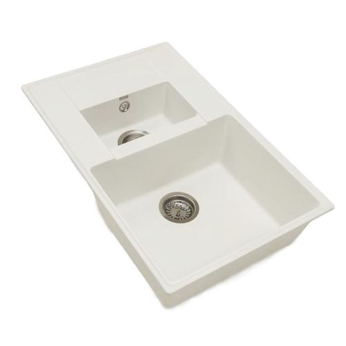 Кухонная мойка Grandex Aqua 600111 78х50 цвет белый поверхность матовая - фото 2