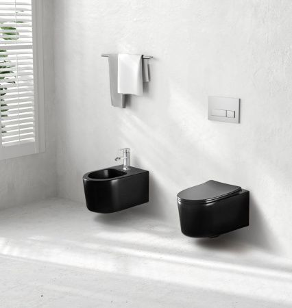 Биде подвесное Aquatek МИЯ AQ1004-MB цвет черный