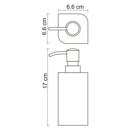 Дозатор для жидкого мыла WasserKRAFT 2799
