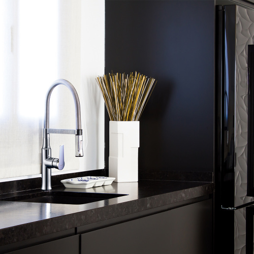 Смеситель для кухни Clever Chef Agora 98764 на раковину хром - фото 2