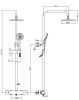 Душевая стойка Paffoni Birillo Cold ZCOL643CR настенная цвет хром с термостатом
