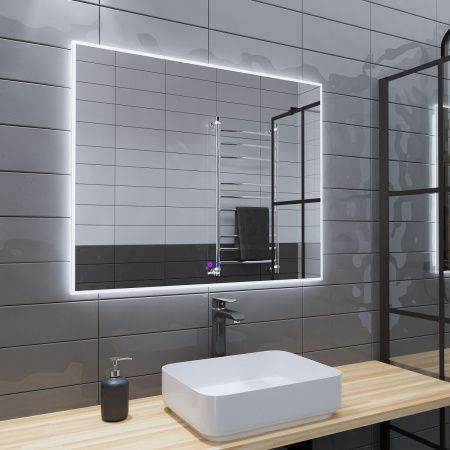 Зеркало с подсветкой Grossman PRAGMA-норма 1810080 100х80 подвесное