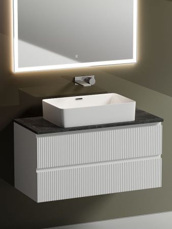 Тумба под раковину Sancos SNOB T SNT100W 100х40 подвесная цвет белый