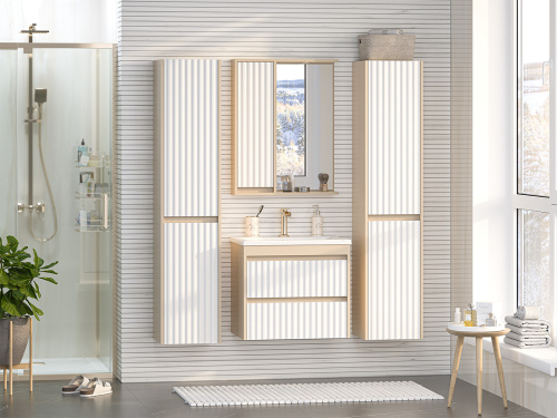 Зеркало-шкаф Brevita Balaton BAL-04065-03-01Л 63х14х80 подвесной - фото 5 Зеркало-шкаф Brevita Balaton BAL-04065-03-01Л 63х14х80 подвесной - фото 5