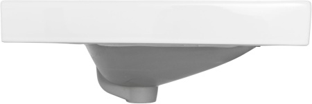 Раковина керамическая Aquanet Flash 00333266 61х47 полувстраиваемая цвет белый 1 отверстие под смеситель