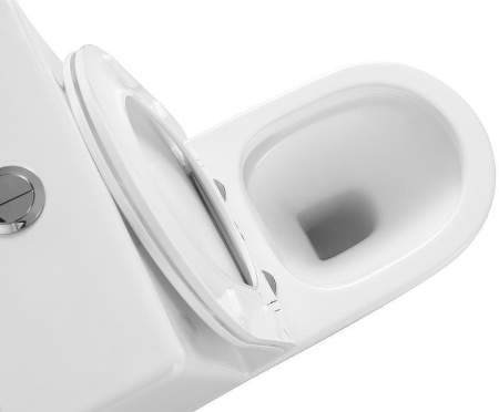 Унитаз-компакт напольный с бачком Тритон Corso Щ0000057974 белый с сиденьем микролифт безободковый каскадный смыв