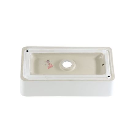Раковина из сантехнического фарфора Melana 320320-805 50х20 накладная цвет белый без отверстий под смеситель