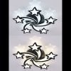 Люстра потолочная Natali Kovaltseva Star (Стар) INNOVATION STYLE 83018 BLACK