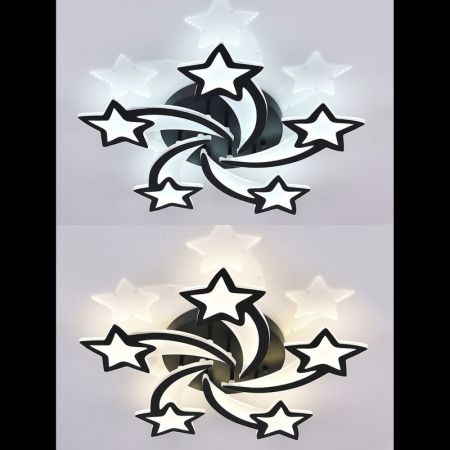 Люстра потолочная Natali Kovaltseva Star (Стар) INNOVATION STYLE 83018 BLACK