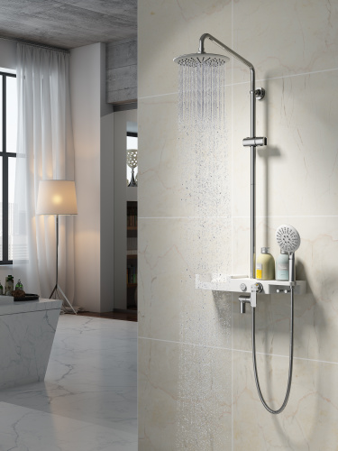 Душевая стойка LeMark Tropic LM7007C настенная - фото 2